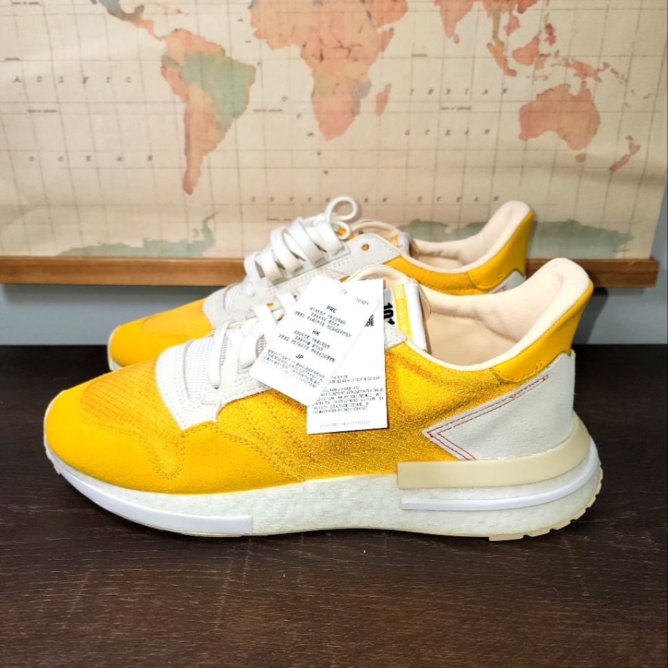 Brand New Adidas Zx 500 Rm Bold Gold Mens Size 105